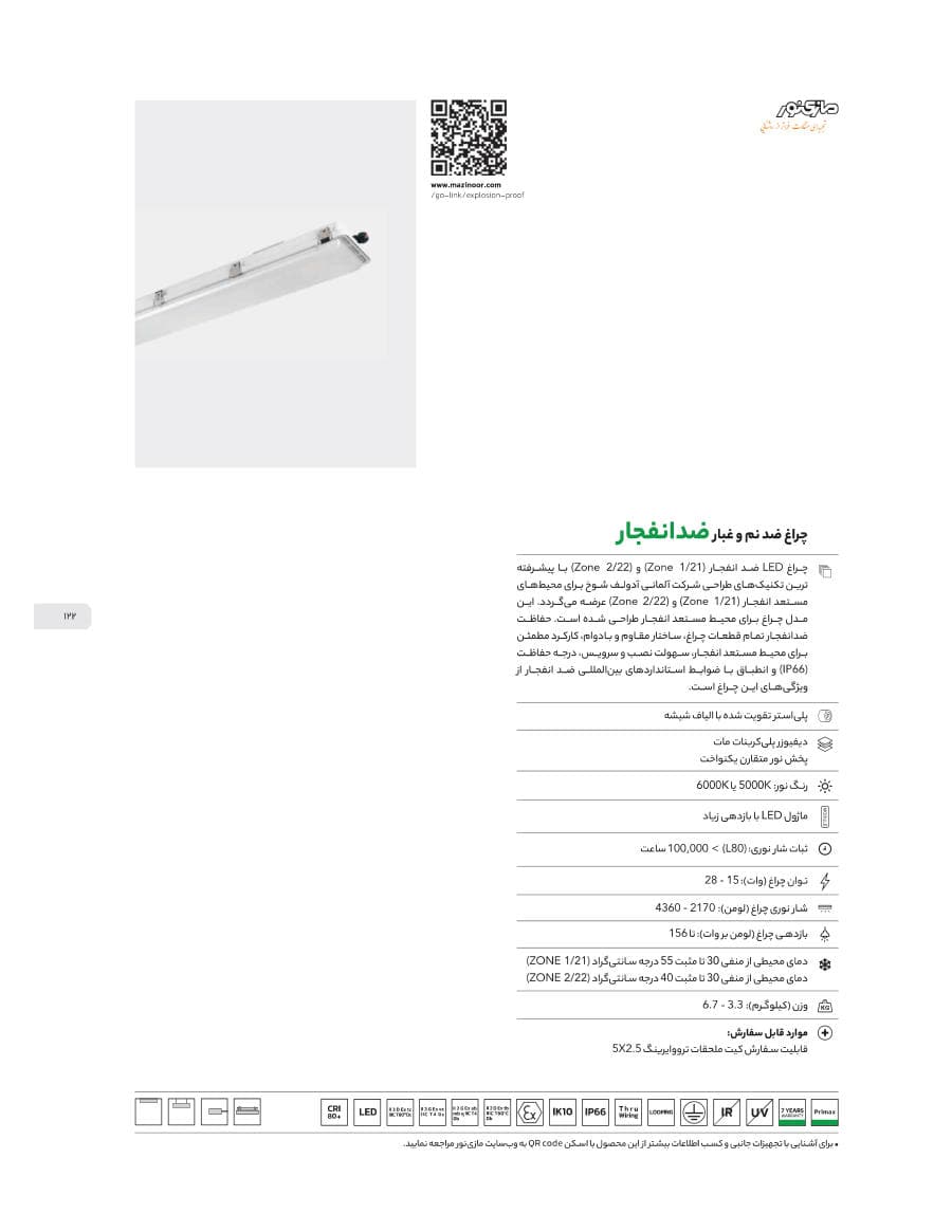 Explosion Proof luminaire (ضد انفجار)