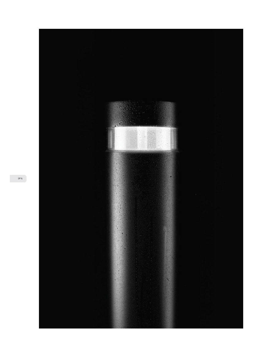 Bollard Light (unnamed, cylindrical black bollard with light ring)