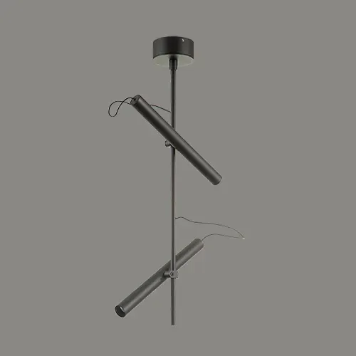 LC125 (WHT) / LC126 (BLK) ceiling light, dual-head